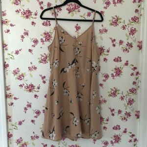 Dynamite Floral Fit and Flare Dress (10% off 3+)